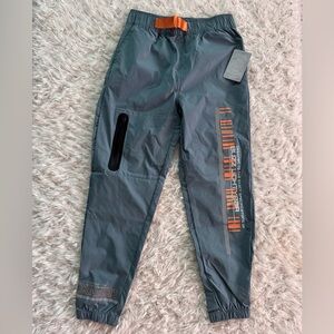Disney brand, Buzzlightyear, Kids Gray Joggers with Orange Details